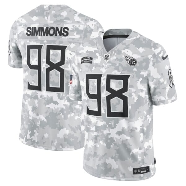 Tennessee Titans Arctic Camo 2024 Salute to Service Limited Football Jersey AMCVFJ00136
