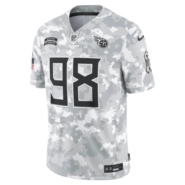 Tennessee Titans Arctic Camo 2024 Salute to Service Limited Football Jersey AMCVFJ00136 - Image 2