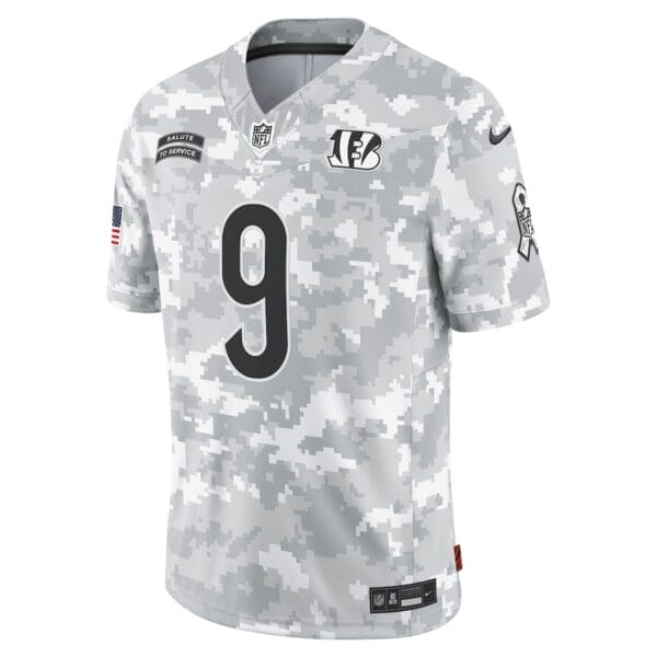 Cincinnati Bengals Arctic Camo 2024 Salute to Service Limited Football Jersey AMCVFJ00105 - Image 2