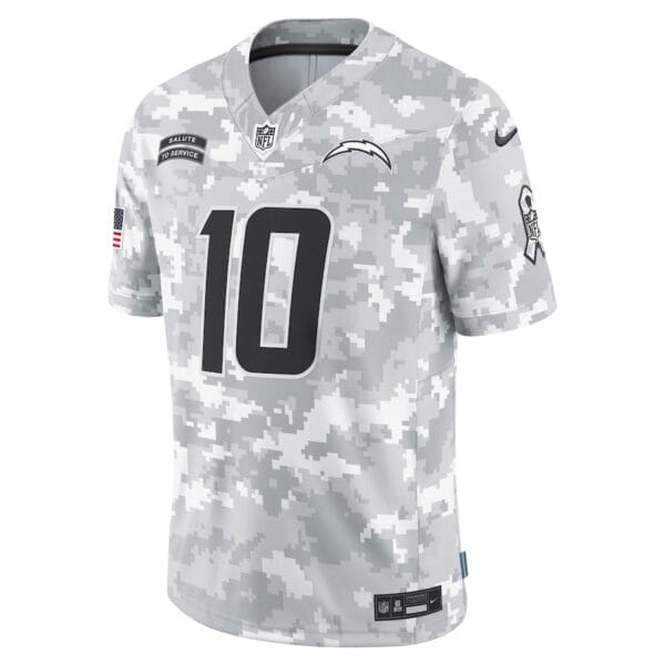 Los Angeles Chargers Arctic Camo 2024 Salute to Service Limited Football Jersey AMCVFJ00120 - Image 2