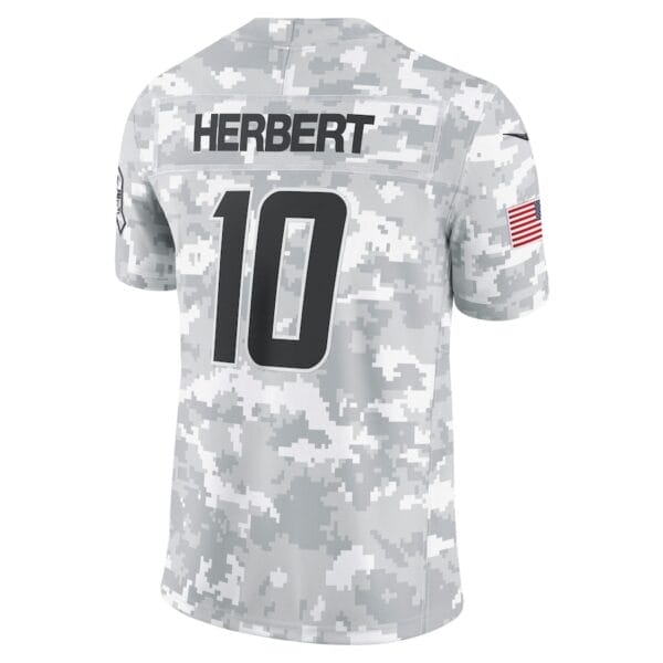 Los Angeles Chargers Arctic Camo 2024 Salute to Service Limited Football Jersey AMCVFJ00120 - Image 3