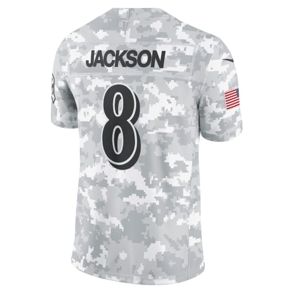 Baltimore Ravens Arctic Camo 2024 Salute to Service Limited Football Jersey AMCVFJ00102 - Image 3