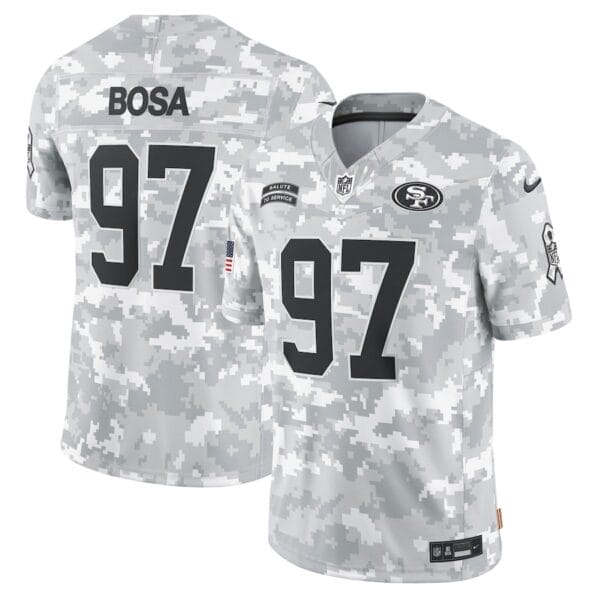 San Francisco 49ers Arctic Camo 2024 Salute to Service Limited Football Jersey AMCVFJ00132