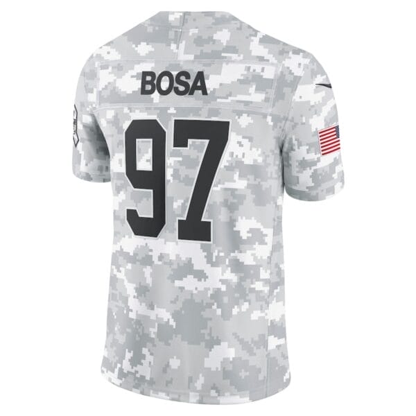 San Francisco 49ers Arctic Camo 2024 Salute to Service Limited Football Jersey AMCVFJ00132 - Image 3
