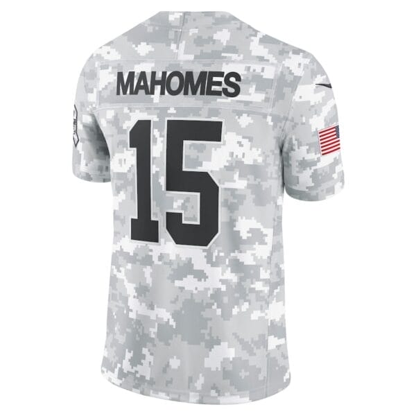 Kansas City Chiefs Arctic Camo 2024 Salute to Service Limited Football Jersey AMCVFJ00116 - Image 3