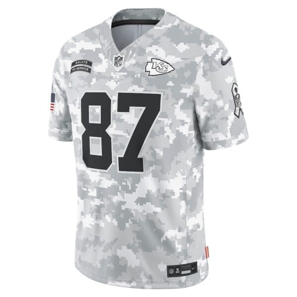 Kansas City Chiefs Arctic Camo 2024 Salute to Service Limited Football Jersey AMCVFJ00117 - Image 2