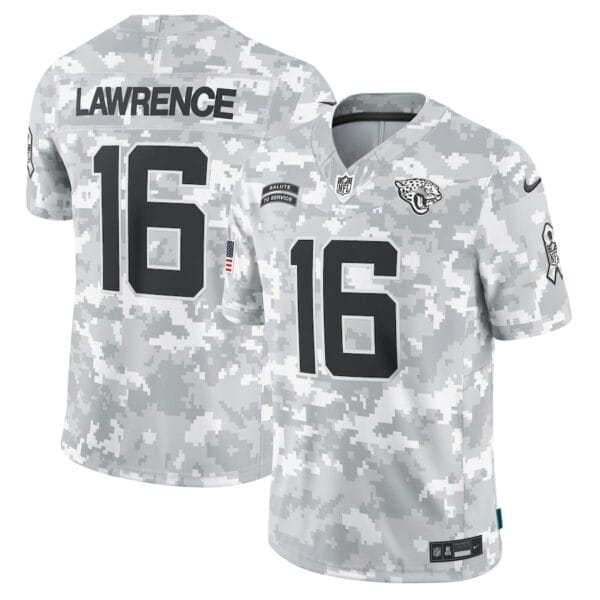 Jacksonville Jaguars Arctic Camo 2024 Salute to Service Limited Football Jersey AMCVFJ00114
