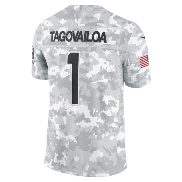 Miami Dolphins Arctic Camo 2024 Salute to Service Limited Football Jersey AMCVFJ00123 - Image 3