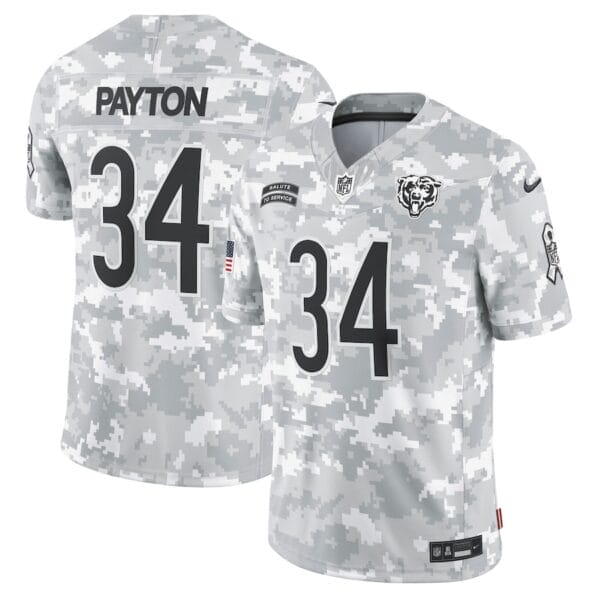 Chicago Bears Arctic Camo 2024 Salute to Service Limited Football Jersey AMCVFJ00104