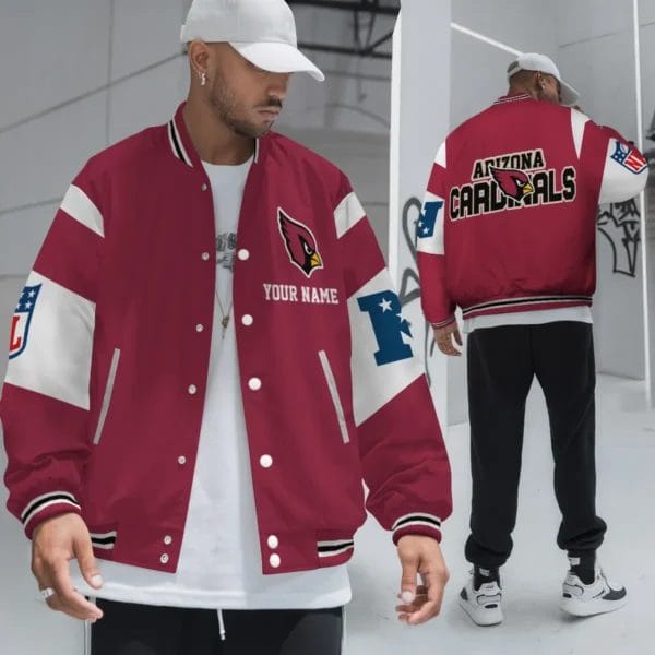 Arizona Cardinals National Football Conference Unisex Varsity Jacket Limited Edition AMCVJK0000098