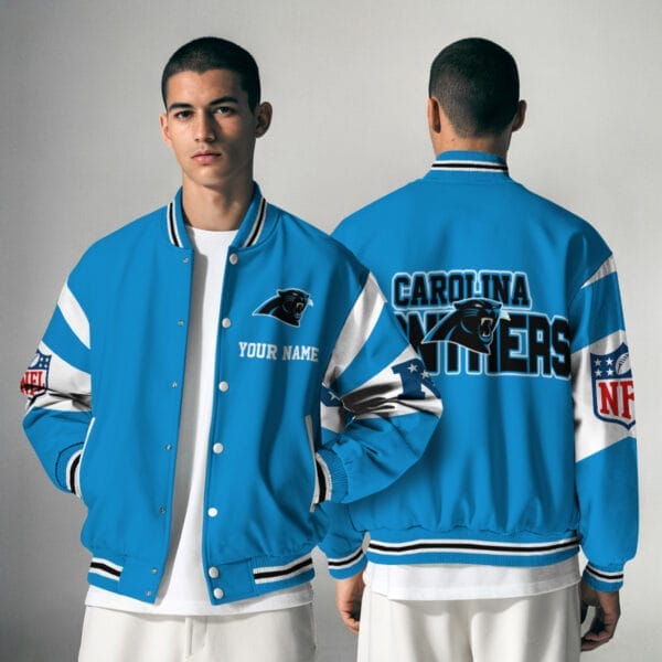 Carolina Panthers National Football Conference Unisex Varsity Jacket Limited Edition AMCVJK0000100 - Image 3