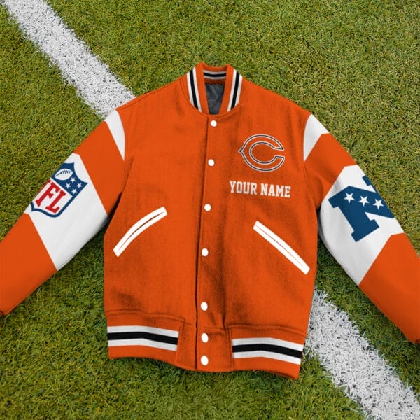Chicago Bears National Football Conference Unisex Varsity Jacket Limited Edition AMCVJK0000101 - Image 3
