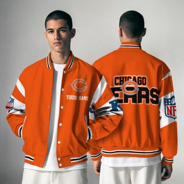 Chicago Bears National Football Conference Unisex Varsity Jacket Limited Edition AMCVJK0000101 - Image 4