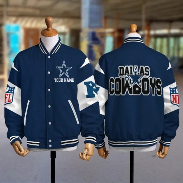 Dallas Cowboys National Football Conference Unisex Varsity Jacket Limited Edition AMCVJK0000102 - Image 2