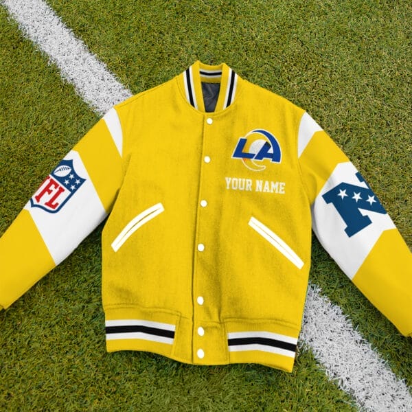 Los Angeles Rams National Football Conference Unisex Varsity Jacket Limited Edition AMCVJK0000105 - Image 3