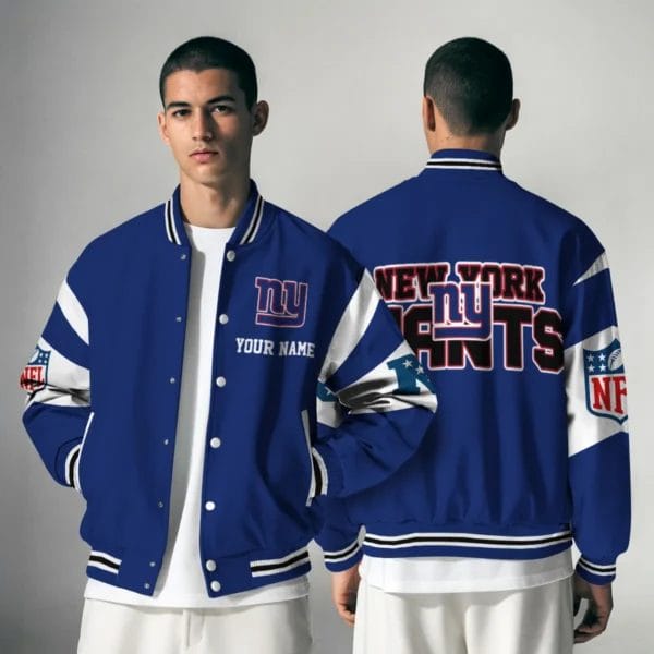 New York Giants Patriots National Football Conference Unisex Varsity Jacket Limited Edition AMCVJK0000108 - Image 5