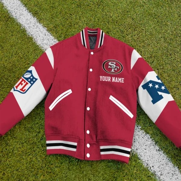 San Francisco 49ers National Football Conference Unisex Varsity Jacket Limited Edition AMCVJK0000110 - Image 3