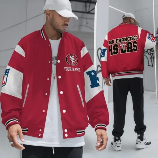 San Francisco 49ers National Football Conference Unisex Varsity Jacket Limited Edition AMCVJK0000110