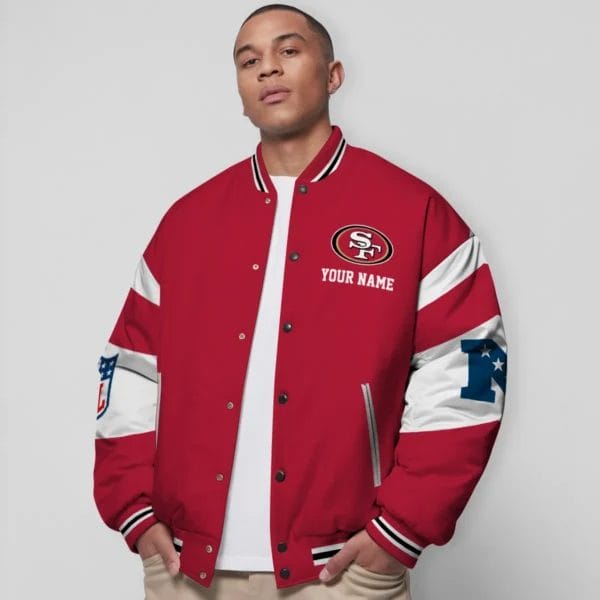 San Francisco 49ers National Football Conference Unisex Varsity Jacket Limited Edition AMCVJK0000110 - Image 5