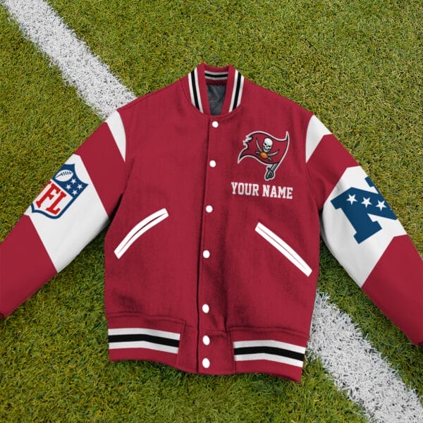 Tampa Bay Buccaneers National Football Conference Unisex Varsity Jacket Limited Edition AMCVJK0000112 - Image 3