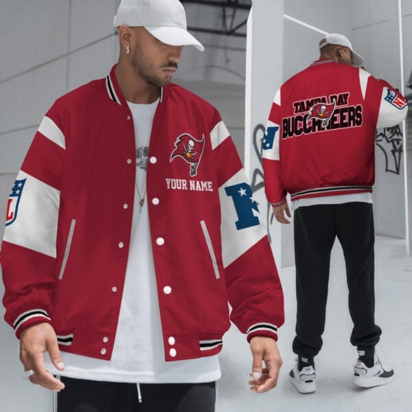Tampa Bay Buccaneers National Football Conference Unisex Varsity Jacket Limited Edition AMCVJK0000112 - Image 4