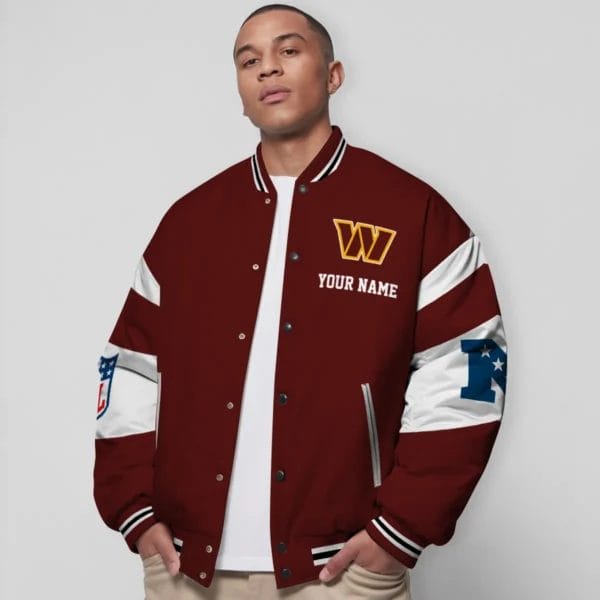 Washington Commanders National Football Conference Unisex Varsity Jacket Limited Edition AMCVJK0000113 - Image 5
