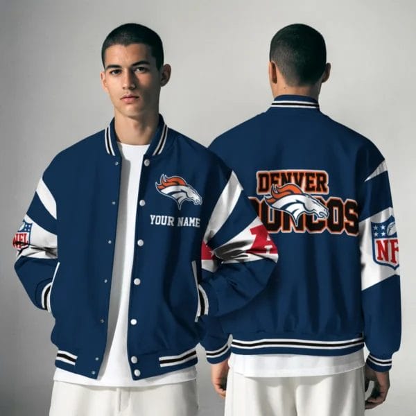 Denver Broncos National Football Conference Unisex Varsity Jacket Limited Edition AMCVJK0000118