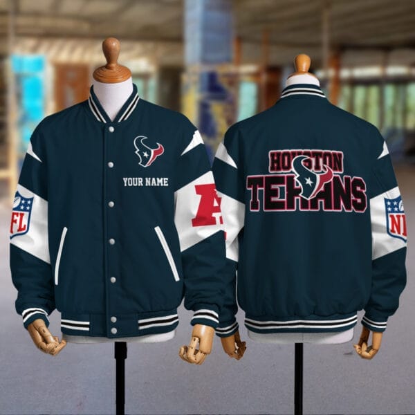 Houston Texans National Football Conference Unisex Varsity Jacket Limited Edition AMCVJK0000119 - Image 2
