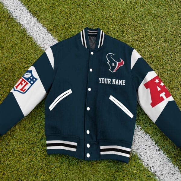 Houston Texans National Football Conference Unisex Varsity Jacket Limited Edition AMCVJK0000119 - Image 3