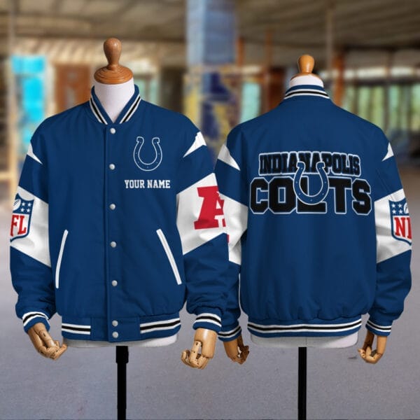 Indianapolis Colts National Football Conference Unisex Varsity Jacket Limited Edition AMCVJK0000120 - Image 2