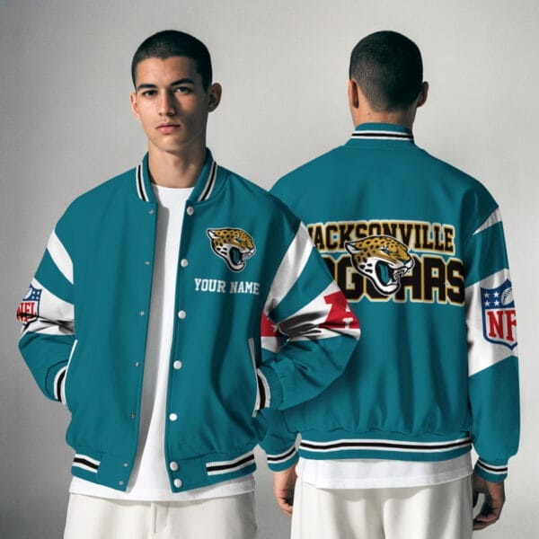 Jacksonville Jaguars National Football Conference Unisex Varsity Jacket Limited Edition AMCVJK0000121