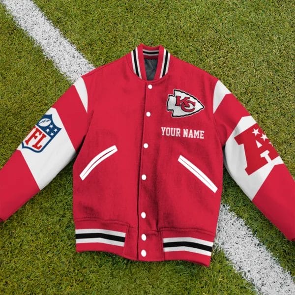 Kansas City Chiefs National Football Conference Unisex Varsity Jacket Limited Edition AMCVJK0000122 - Image 3