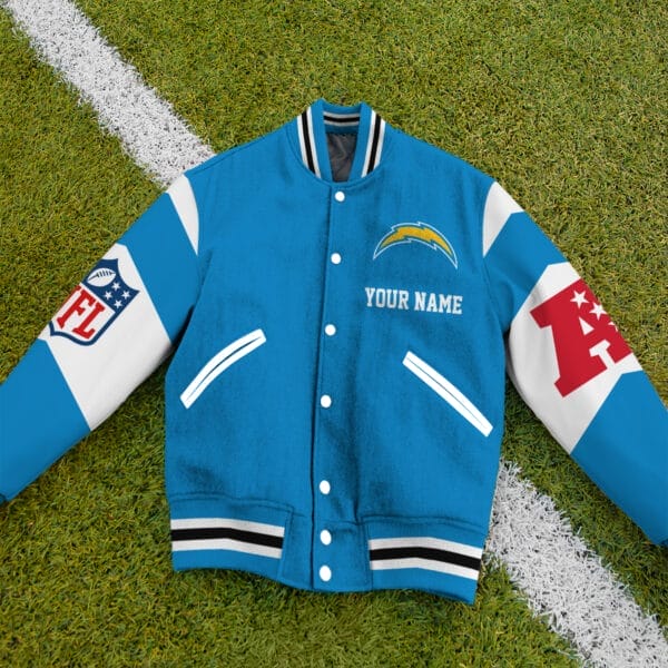 Los Angeles Chargers National Football Conference Unisex Varsity Jacket Limited Edition AMCVJK0000124 - Image 3