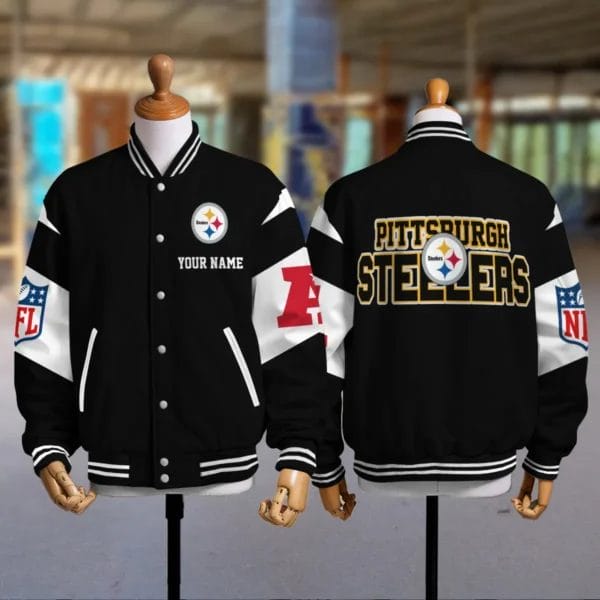 Pittsburgh Steelers National Football Conference Unisex Varsity Jacket Limited Edition AMCVJK0000128 - Image 2