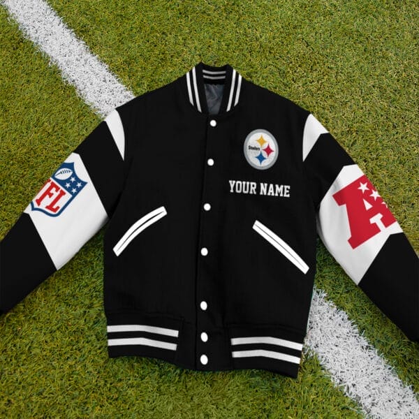 Pittsburgh Steelers National Football Conference Unisex Varsity Jacket Limited Edition AMCVJK0000128 - Image 3