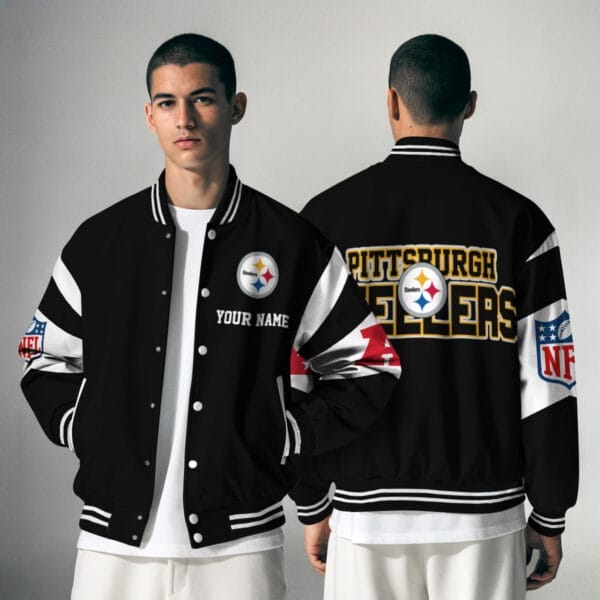 Pittsburgh Steelers National Football Conference Unisex Varsity Jacket Limited Edition AMCVJK0000128 - Image 5