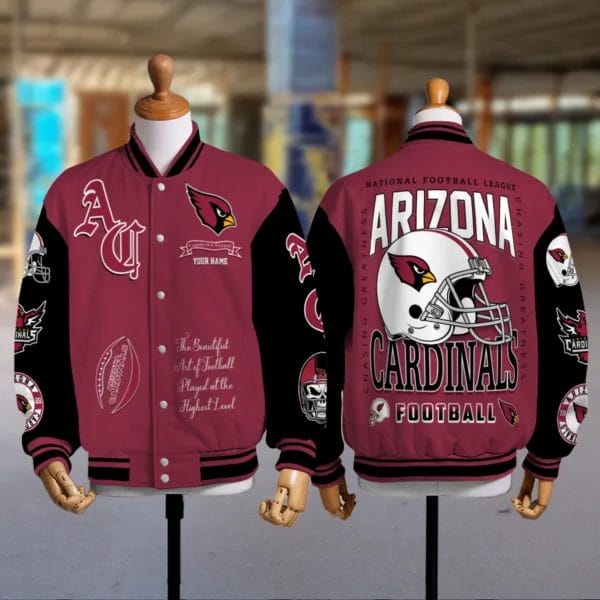Arizona Cardinals National Football Conference Unisex Varsity Jacket Limited Edition AZTAVJK0000130 - Image 2