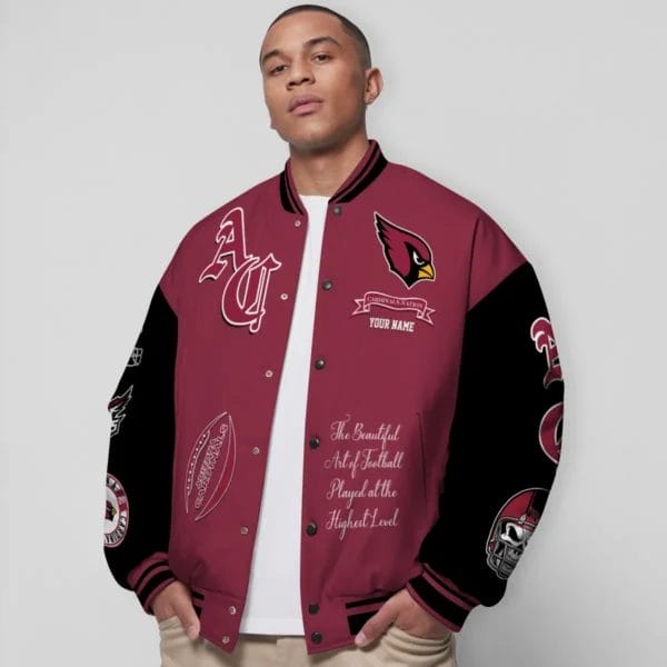 Arizona Cardinals National Football Conference Unisex Varsity Jacket Limited Edition AZTAVJK0000130 - Image 4