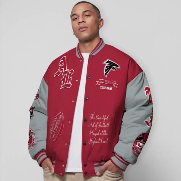 Atlanta Falcons National Football Conference Unisex Varsity Jacket Limited Edition AZTAVJK0000131