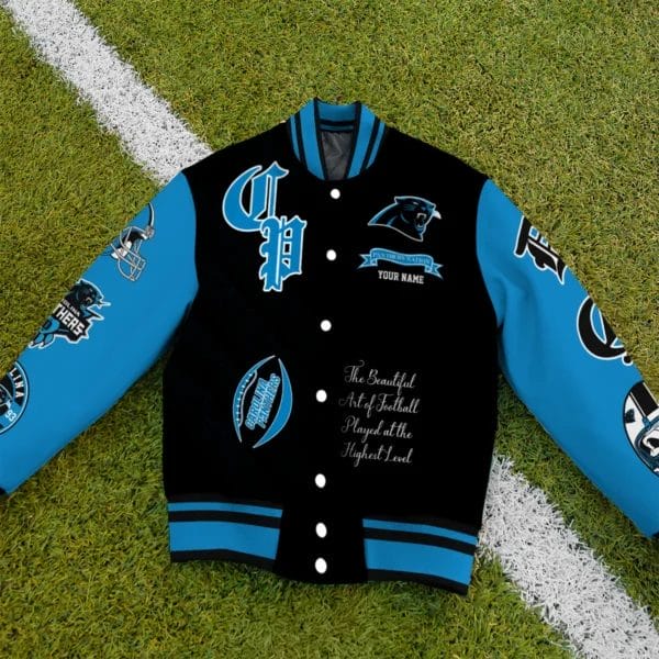 Carolina Panthers National Football Conference Unisex Varsity Jacket Limited Edition AZTAVJK0000132 - Image 5
