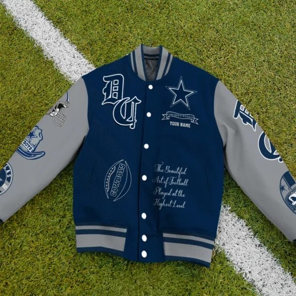 Dallas Cowboys National Football Conference Unisex Varsity Jacket Limited Edition AZTAVJK0000134 - Image 4