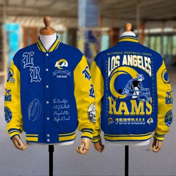 Los Angeles Rams National Football Conference Unisex Varsity Jacket Limited Edition AZTAVJK0000137 - Image 5