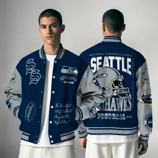 Seattle Seahawks National Football Conference Unisex Varsity Jacket Limited Edition AZTAVJK0000143
