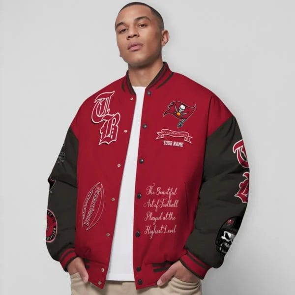 Tampa Bay Buccaneers National Football Conference Unisex Varsity Jacket Limited Edition AZTAVJK0000144 - Image 5