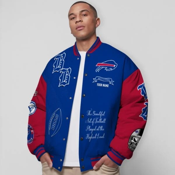 Buffalo Bills National Football Conference Unisex Varsity Jacket Limited Edition AZTAVJK0000147 - Image 4