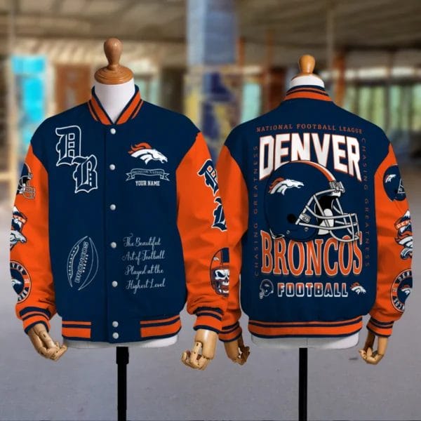 Denver Broncos National Football Conference Unisex Varsity Jacket Limited Edition AZTAVJK0000150 - Image 2