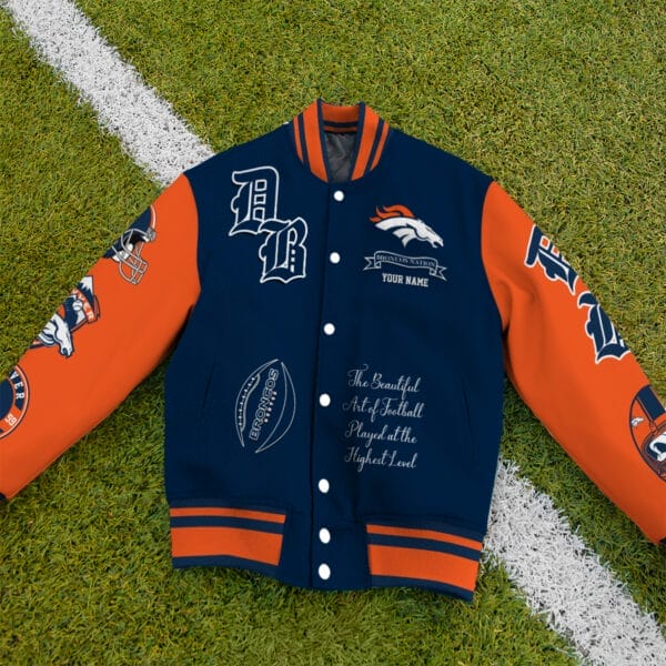 Denver Broncos National Football Conference Unisex Varsity Jacket Limited Edition AZTAVJK0000150 - Image 3