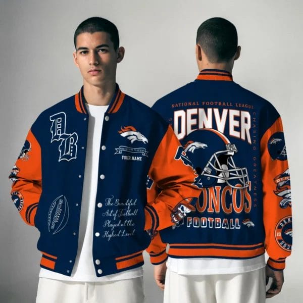 Denver Broncos National Football Conference Unisex Varsity Jacket Limited Edition AZTAVJK0000150 - Image 4