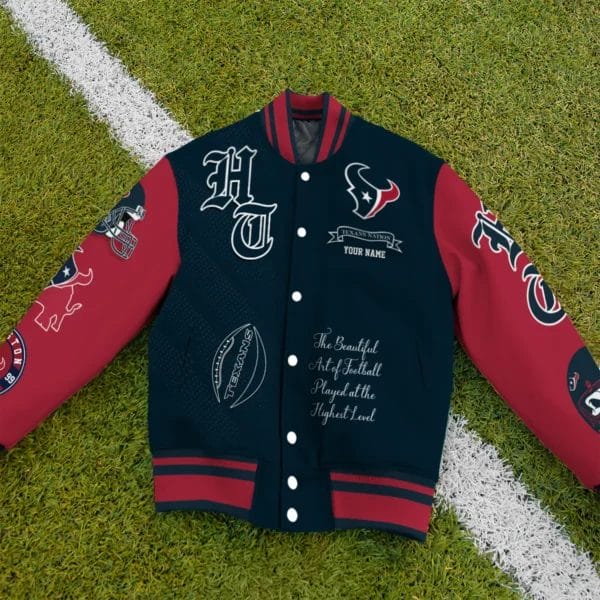 Houston Texans National Football Conference Unisex Varsity Jacket Limited Edition AZTAVJK0000151 - Image 3