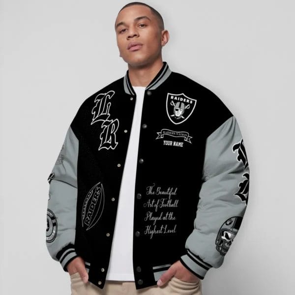 Las Vegas Raiders National Football Conference Unisex Varsity Jacket Limited Edition AZTAVJK0000155
